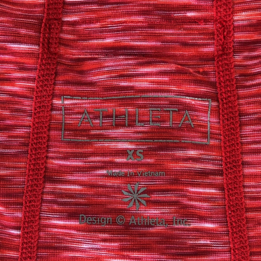 ATHLETA V-Neck Tennis / Pickleball Sleeveless Tank w/Back zip pocket - Picture 4 of 8